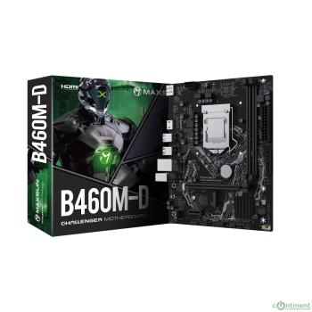 MAXSUN MS-Challenger B460M-D (Socket 1200, mATX, 2*DDR4(64Gb), DP/HDMI, 2*SATA3, 1*M.2, 1xPCI-E x16 /1xPCI-E x, 4*USB 2.0, 2*USB 3.2 Gen1 , LAN 1*1G, RTL)