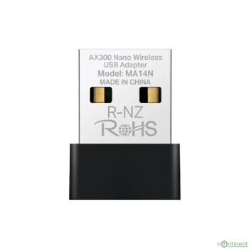 Mercusys MA14N Сверхкомпактный USB-адаптер Wi-Fi AX300 Mercusys MA14N Сверхкомпактный USB-адаптер Wi-Fi AX300