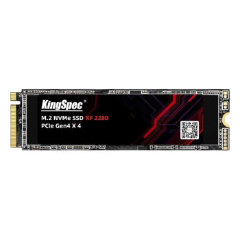 1TB KingSpec XF-1TB SSD, M.2, 2280, 1000 ГБ, PCI-E 4.0 x4, NVMe, 4800 МБ/сек, 4500 МБ/сек
