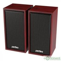 Perfeo колонки "CABINET" 2.0, мощность 2х3 Вт (RMS), махагон, USB