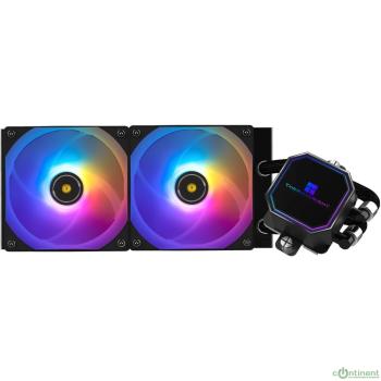 Thermalright Система водяного охлаждения Frozen Prism 240 Black ARGB / 2x120mm ARGB PWM Fans / TRFP240AB