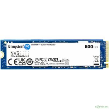 Kingston SSD NV3, 500GB, M.2(22x80mm), NVMe, PCIe 4.0 x4, 3D TLC SNV3S/500G