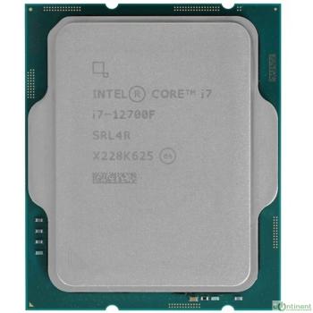 CPU Intel Core i7-12700F Alder Lake OEM {2.1 ГГц/ 4.8 ГГц в режиме Turbo, 25MB, LGA1700}