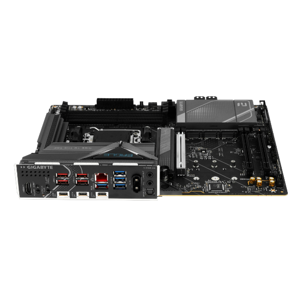 Gigabyte X870E EAGLE X3D WIFI7 ATX, Socket AM5, чипсет AMD X870E, 4xDDR5, PCI-E 5.0, PCI-E 4.0, 4xM.2, Type-C,сеть: 5 Гбит/с, Wi-Fi, Bluetooth, HDMI, подсветка