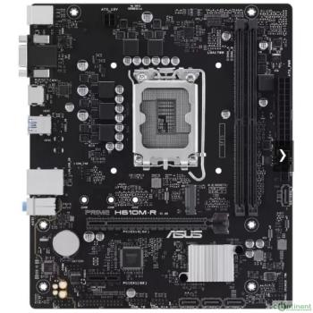 ASUS PRIME H610M-R-SI (Socket 1700, mATX, 2xDDR5(96GB), VGA/HDMI 2.1/DP, 1xPCIe 4.0x16/1xPCIe 3.0, 1xLAN, 4xSATA 6Gb/s, 1xM.2, 2xUSB 3.2, 2xUSB 2.0, 2xPS/2)