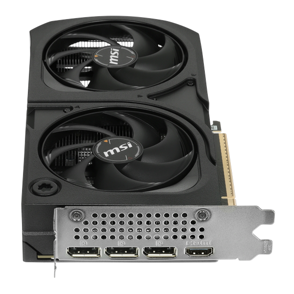 NVIDIA GeForce RTX 5060 Ti MSI 8GB (RTX 5060 Ti 8G SHADOW 2X PLUS) 8 ГБ памяти GDDR7, 128 бит, HDMI, 3xDisplayPort, длина 226 мм