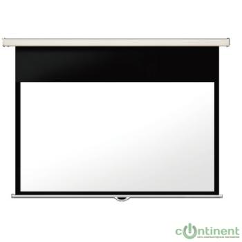 LUMIEN Master Picture CSR LMP-100105CSR Настенный экран 169x176 см (раб.область 96х170 см) (77") Matte White, механизм плавного возврата, возможность потолочн./настенного крепления  (белый корпус)4:3
