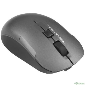 Мышь Wireless A4Tech Fstyler FB26CS Air2 серая/черная, оптическая (2000dpi), BT/Radio, USB, для ноутбука, (4but) (2011600)