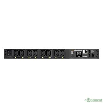 CyberPower PDU 20SWHVIEC8FNET(41005) NEW 1U, Switched 240V/16A, IEC320-C20 plug , 8 IEC outlets