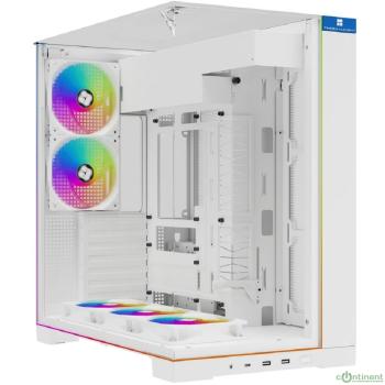 Thermalright Корпус TR-A70 ARGB White FAN5-C / TG / 5 x120mm ARGB PWM Fans / ARGB Strip / USB TYPE-C / ATX  / TRA70AF5CW