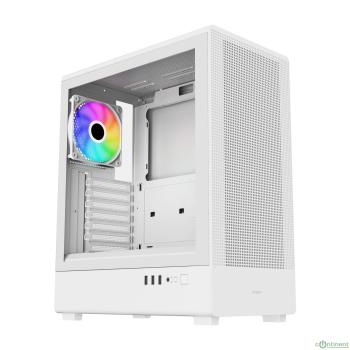 FSP Корпус ATX Minitower M221-WA, USB3.0 x 1/USB2.0 x 2, White