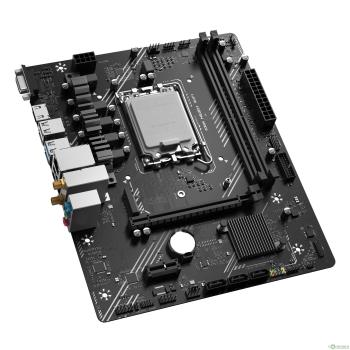 Материнская плата CBR H610M WiFi { Chipset H610, Socket 1700, 2*DDR5, mATX, VGA+HDMI, 1*PCIEx16,1*PCIEx1,1*M.2 NVME, 3*SATA3, 4*USB 2.0 + 2*USB3.0,WiFi, LAN 1Gb} OEM