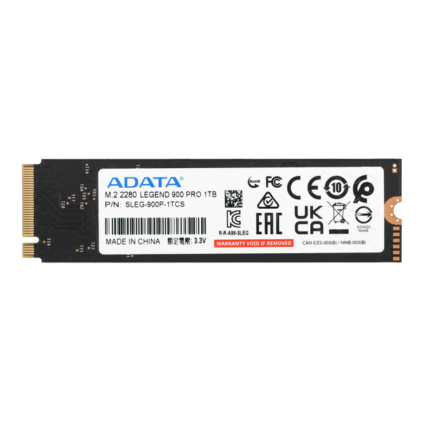1Tb ADATA Legend 900 PRO SSD, M.2, 2280, 1000 Гб, PCI-E 4.0 x4, NVMe, 7400 МБ/сек, 6000 МБ/сек