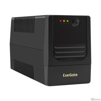 Exegate EX299482RUS ИБП ExeGate Power NB-650.LED.AVR.4C13 (650VA/390W, LED, AVR, 4*C13, батарея 12V 7Ah, Black)