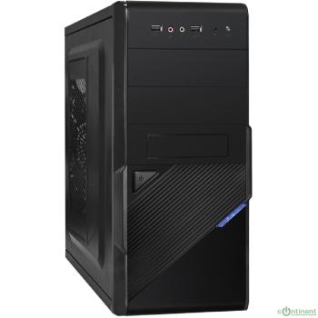 Exegate EX284022RUS Корпус Minitower BA-201 Black, mATX, <без БП>, 2*USB, Audio