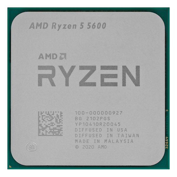 AMD Ryzen 5 5600, Socket AM4, 6-ядерный, 3500 МГц, Turbo: 4400 МГц