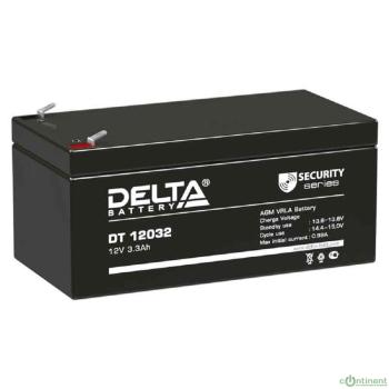 Delta DT 12032 (3.2 А\ч, 12В) свинцово- кислотный аккумулятор