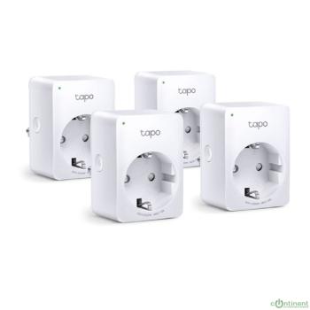 TP-Link Tapo P100(4-pack) Умная мини Wi-Fi розетка, 4 шт.