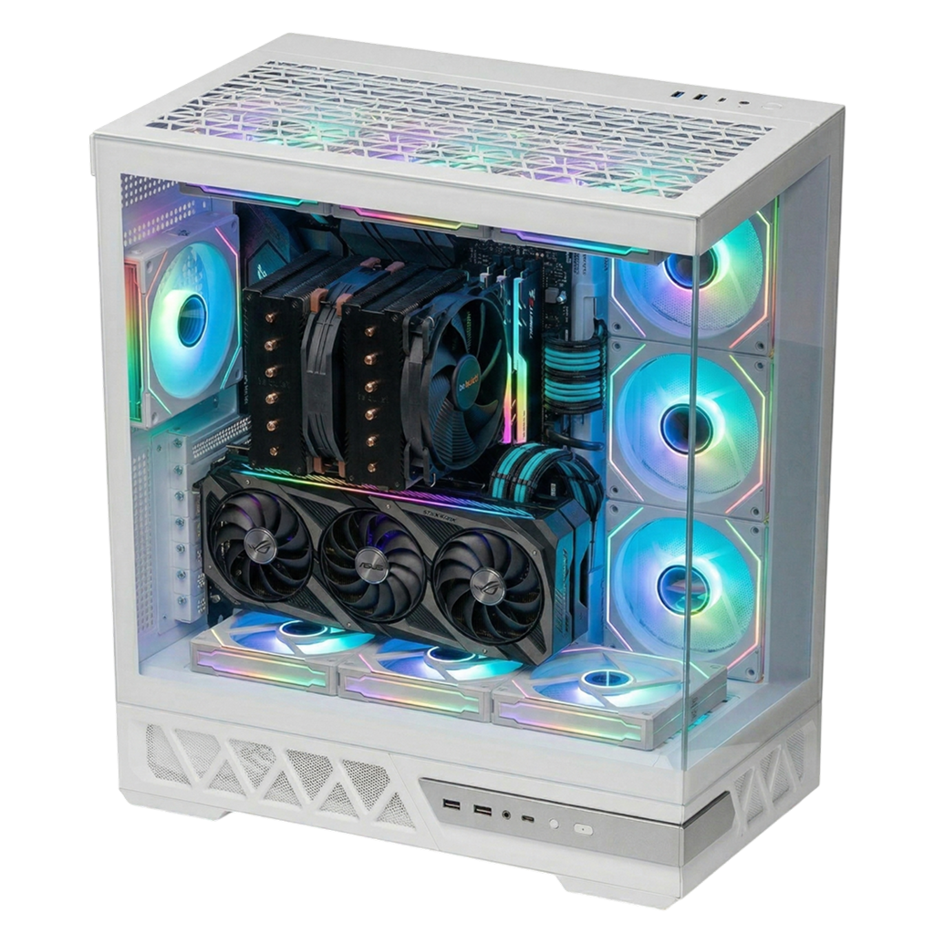 Корпус XASTRA QW500 7ARGB-C10-UC White (QW500-7FM12A-C10-UC-WH)