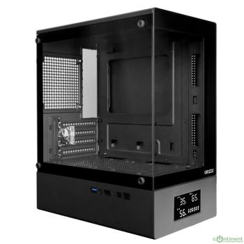 Корпус Ginzzu RX400D mATX жк. Дисплей