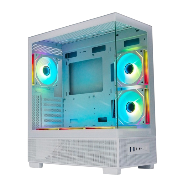 Корпус XASTRA Q500 6ARGB-C10-UC White (Q500-6FM12A-C10-UC-WH)