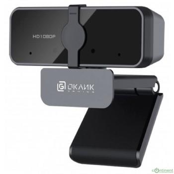 Web-камера Oklick OK-C21FH черный 2Mpix (1920x1080) USB2.0 с микрофоном [1455507]
