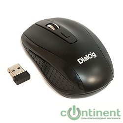 Мышь MROP-01U BLACK Dialog Pointer RF 2.4G Optical - 5 кнопок + ролик прокрутки, USB, черная