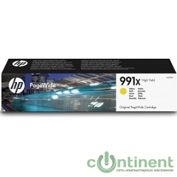 HP M0J98AE Картридж 991X Yellow {PageWide-Pro 750/772/777 , (16000 стр), (194 мл)}