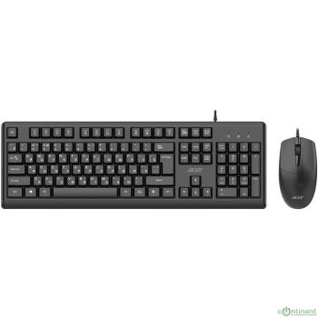 Acer OCC500 [ZL.ACC11.00G] Комплект (клавиатура + мышь) клав:черный мышь:черный USB