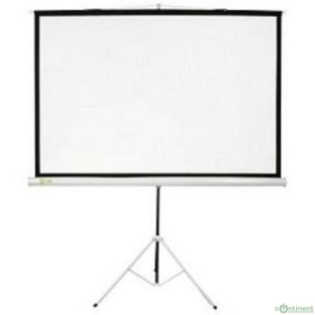 Экран Cactus Triscreen CS-PST-150X150 150х150 см 1:1, напольный белый