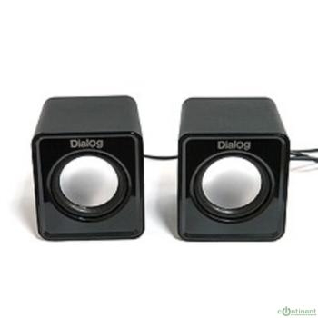 Dialog Colibri AC-02UP BLACK {акустические колонки 2.0, 5W RMS, питание от USB}