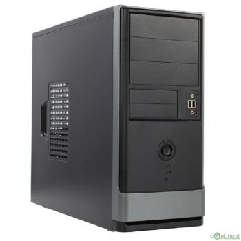 INWIN EAR-002 PM-600ATX-F Black-Graphite Mid Tower (ATX, Micro-ATX, Steel SPCC) (6196008)