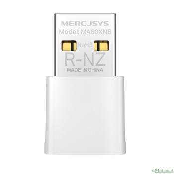 Mercusys MA60XNB Сверхкомпактный USB-адаптер с поддержкой Wi-Fi 6 AX900 и Bluetooth 5.3