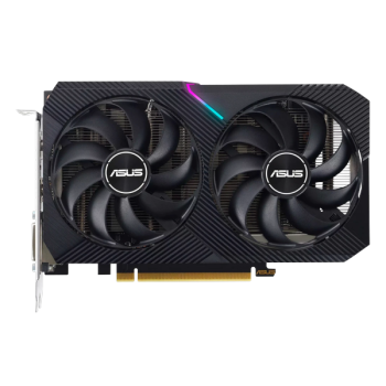 NVIDIA GeForce RTX 3050 ASUS 8GB (DUAL-RTX3050-O8G-V2) 8 ГБ памяти GDDR6, 128 бит, DVI, HDMI, DisplayPort, подсветка, длина 200 мм