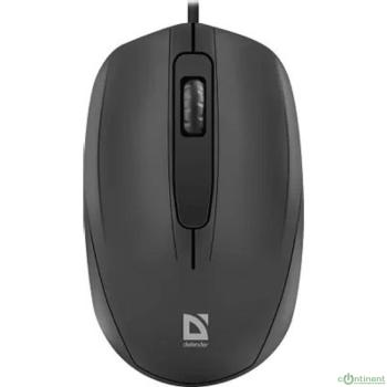 Defender Alpha MB-507 [52507] {проводная, тихая, черный, 1.8 м,1000 dpi}