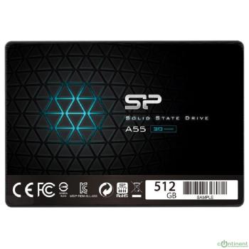 Silicon Power SSD 512Gb A55 SP512GBSS3A55S25 {SATA3.0, 7mm}