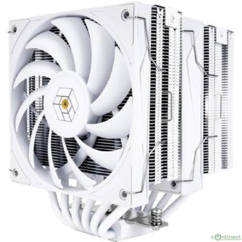 Thermalright Кулер Royal Knight 120 White LGA115X/1200/1700/1851/2011/2066 (2x120mm PWM Fan, медное основание, 6 тепл. трубок 6мм) / TRRK120W