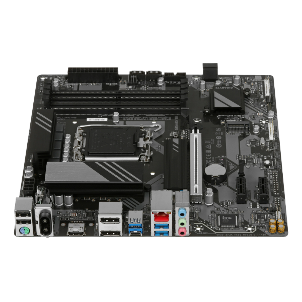 Gigabyte B760M DS3H WIFI6E GEN5 mATX, сокет LGA 1700, чипсет Intel B760, 4xDDR5, PCI-E 5.0, 2xM.2, Type-C,сеть: 2.5 Гбит/с, Wi-Fi, Bluetooth, HDMI, 2xDisplayPort