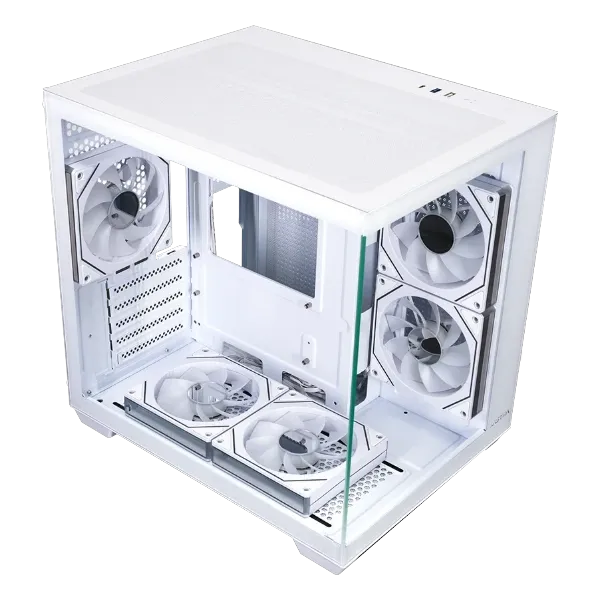 Корпус XASTRA QW400M 5ARGB-C6-AC White (QW400M-5FM12A-C6-AC-WH)