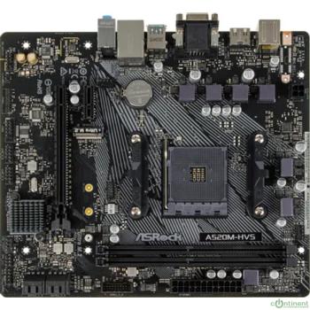 Asrock A520M-HVS {Soc-AM4 AMD A520 2xDDR4 mATX AC`97 8ch(7.1) GbLAN RAID+VGA+HDMI}