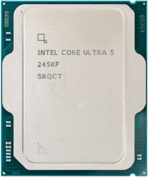 Intel Core Ultra 5 245KF, Socket 1851, 14-ядерный, 4200 МГц, Turbo: 5400 МГц