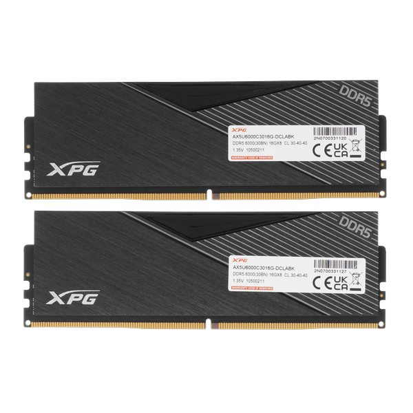 Модуль памяти DDR5 32Gb (2x16Gb) 6000MHz ADATA XPG Lancer AX5U6000C3016G-DCLABK