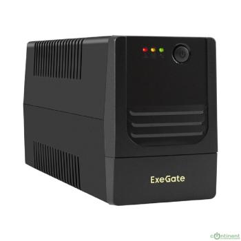 Exegate EX299487RUS ИБП ExeGate Power NB-850.LED.AVR.4C13.USB (850VA/510W, LED, AVR, 4*C13, USB, батарея 12V 9Ah, Black)