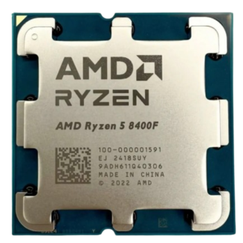 AMD Ryzen 5 8400F, Socket AM5, 6-ядерный, 4200 МГц, Turbo: 4700 МГц
