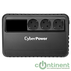 CyberPower BU725E ИБП {Line-Interactive, 725VA/430W (3 EURO)}