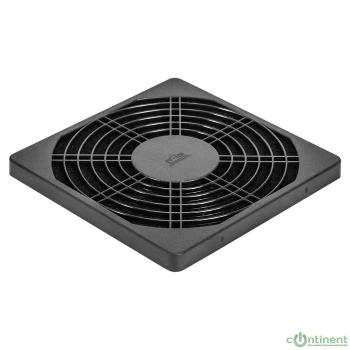 Exegate EX295256RUS Решетка для вентилятора с фильтром 120х120 ExeGate EG-120PSFB (120x120 мм, пластиковая, квадратная, с пылевым фильтром, черная)