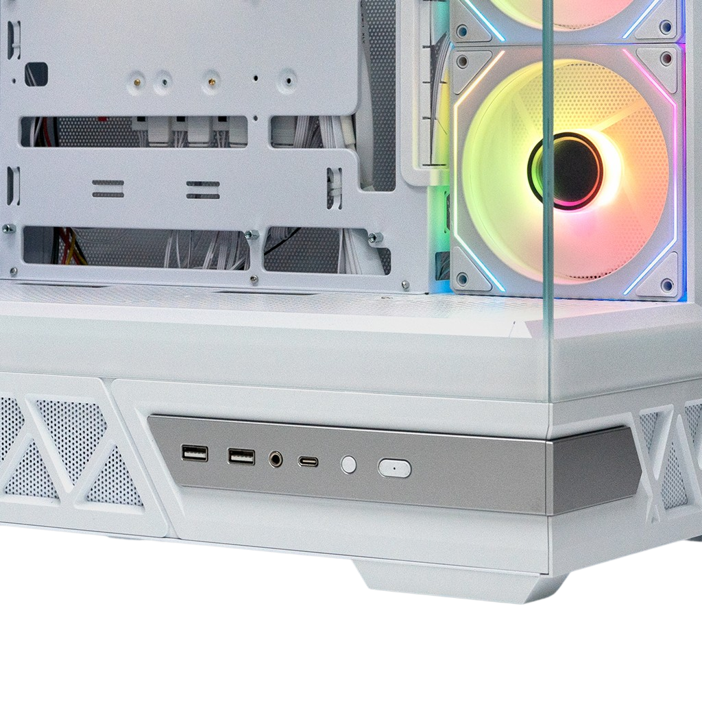 Корпус XASTRA QW500 7ARGB-C10-UC White (QW500-7FM12A-C10-UC-WH)