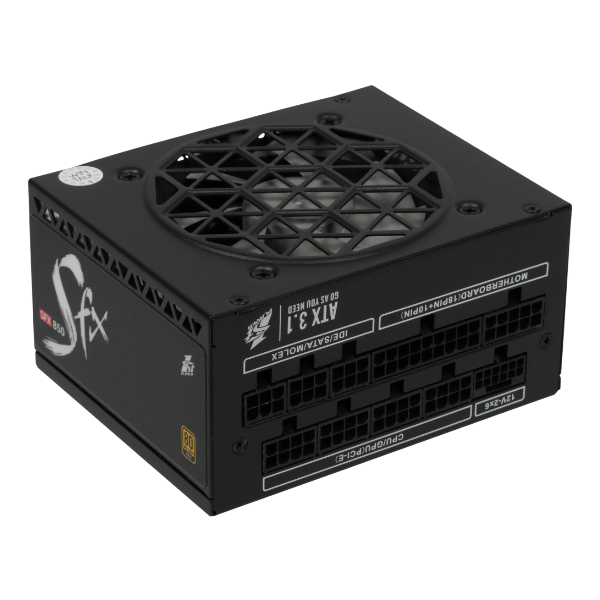 850W 1STPLAYER SFX PS-850SFX Black, SFX12V, cертификат 80 PLUS Gold