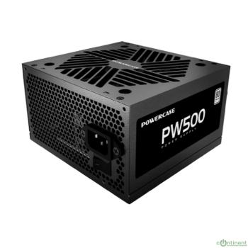Powercase PW500 (80 Plus, ATX 2.31, 500W, APFC, DC-DC, 120mm Fan) / PS-500W-DC