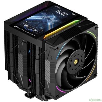 Thermalright Кулер Peerless Assassin Vision 120 MAX ARGB Black  LGA115X/1200/1700/1851AM4/AM5 (Dual Tower, 2x120mm ARGB PWM Fan, медное основание, 6 тепл. трубок 6мм) / TRPA120VMAB